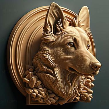 3D model Maremmo Abruzzi Shepherd dog (STL)